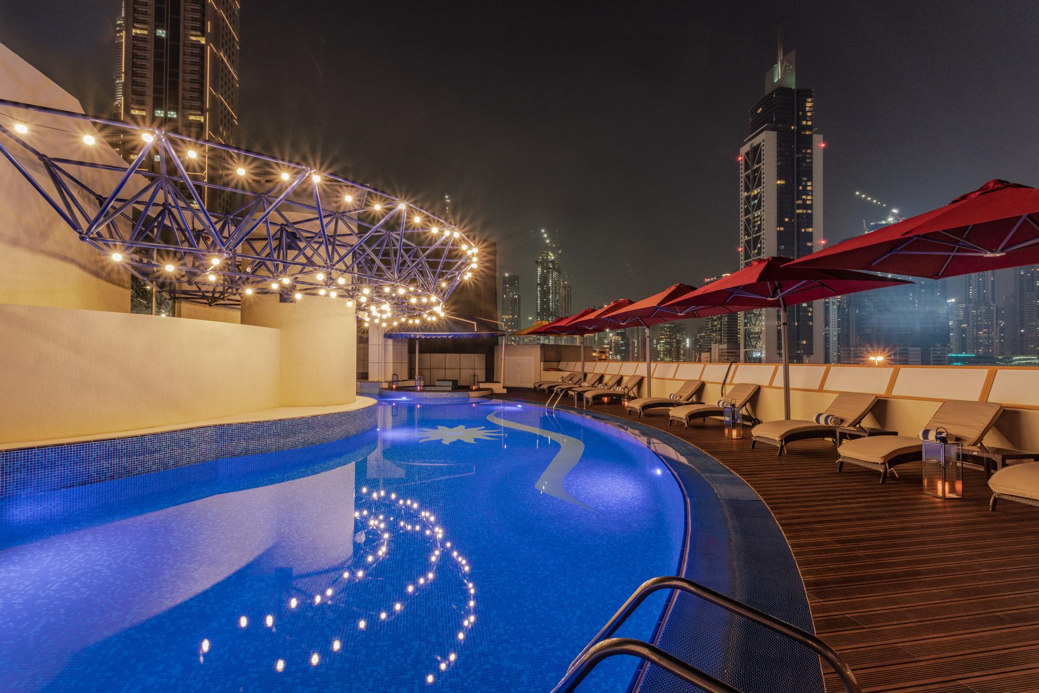 Leva Hotel Mazaya Centre Dubaj Exteriér fotografie